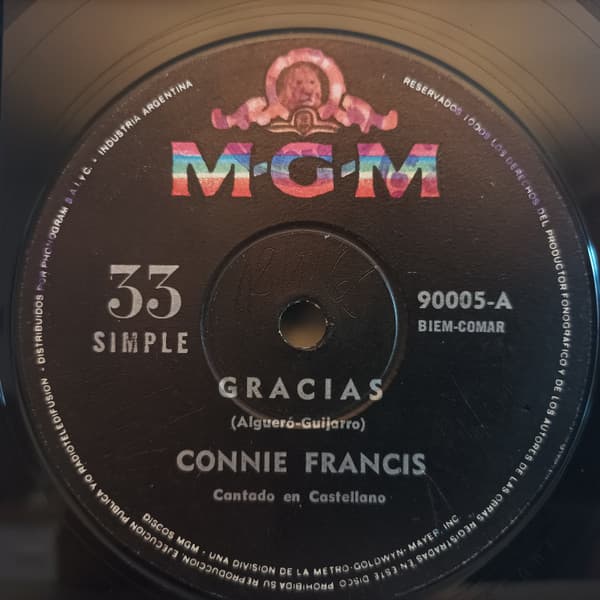 Connie Francis — Gracias / La Gente