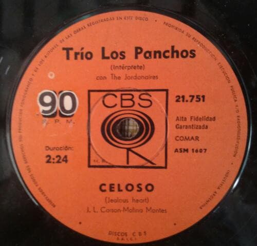 Trío Los Panchos — Celoso / Mil Bocas