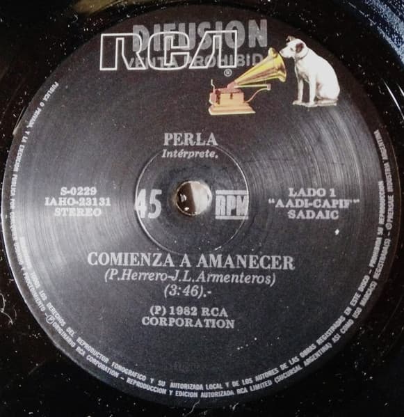 Perla — Comienza A Amanecer / Más Allá