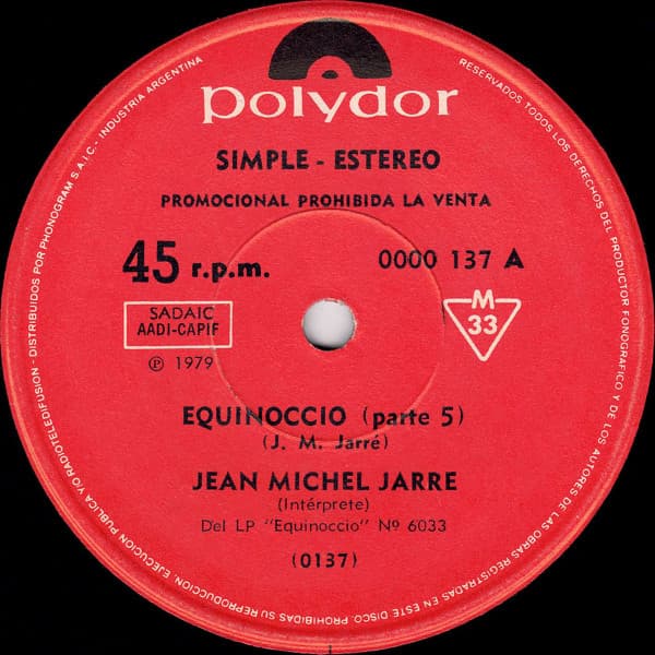 Jean Michel Jarre — Equinoccio (Parte 5) / Oxigeno (Parte 4)