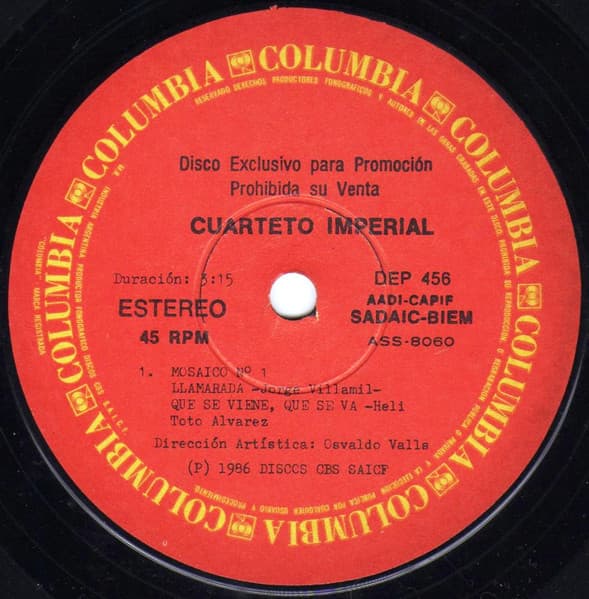 Cuarteto Imperial — Mosaico Nº1 / Mosaico Nº2