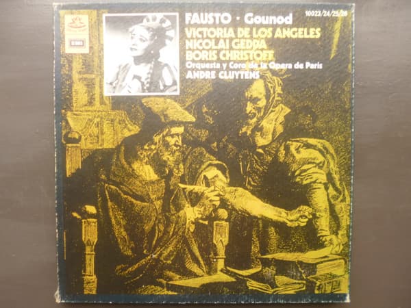 Gounod & Victoria De Los Angeles & Nicolai Gedda & Boris Christoff & André Cluytens — Fausto