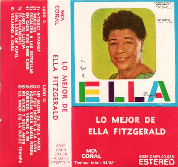 Ella Fitzgerald — Lo Mejor De Ella Fitzgerald = The Best Of Ella Fitzgerald