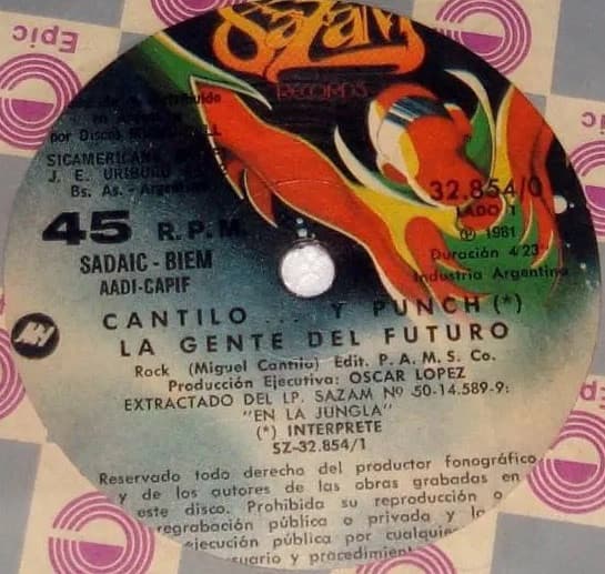 Cantilo & Punch — La Gente Del Futuro / Maestro John