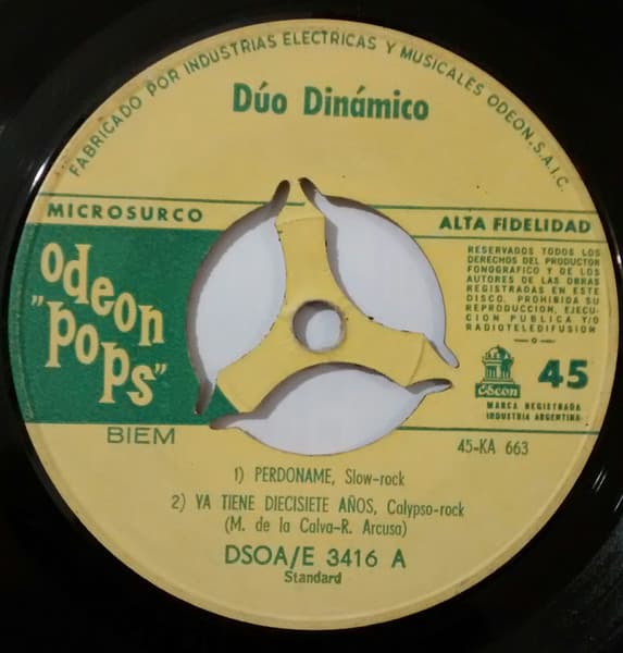 Dúo Dinámico — Perdoname / Ya Tiene Diecisiete Años / Lolita Twist / Somos Jóvenes