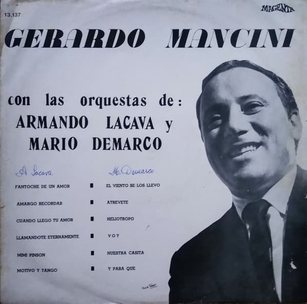 Gerardo Mancini & Armando Lacava & Mario Demarco — Gerardo Mancini