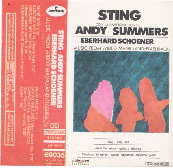 Eberhard Schoener & Sting & Andy Summers — Musica De "Video Magic" Y "Flashback" = Music From "Video Magic" And "Flashback"