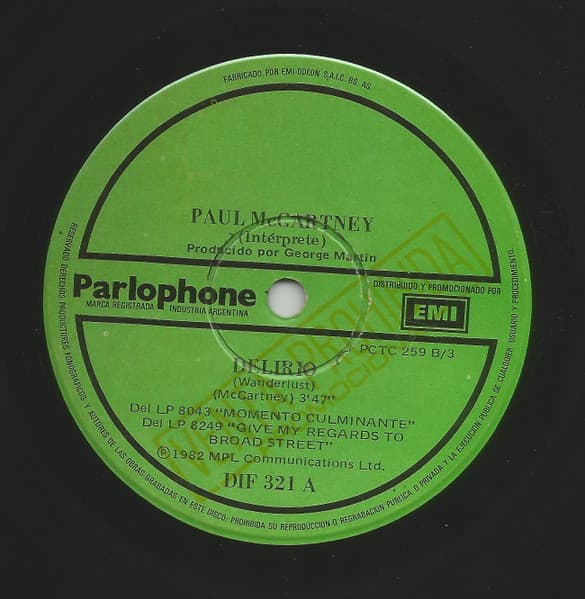 Paul McCartney — Delirio (Wanderlust)