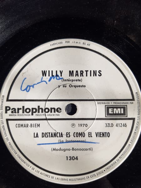 Willy Martins — La distancia es como el viento - En cualquier momento
