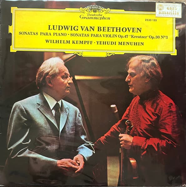 Beethoven & Yehudi Menuhin & Wilhelm Kempff — Sonata Para Piano - Sonatas Para Violin