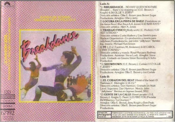 Various — Breakdance - Banda De Sonido Original De La Película