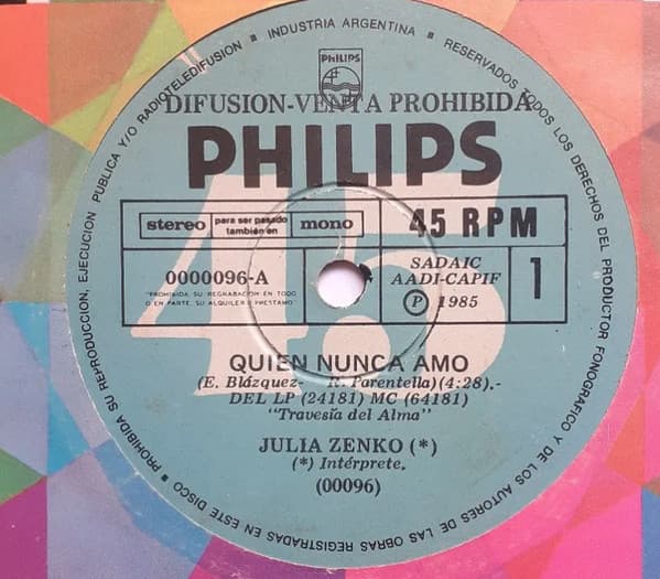 Julia Zenko — Quien Nunca Amó / No Me Pisen La Vida