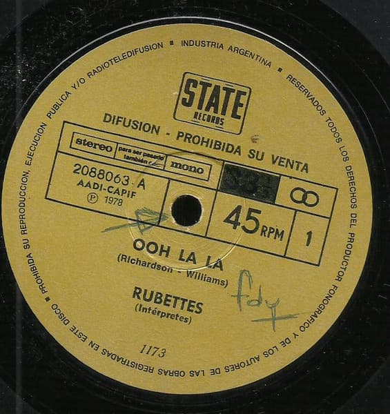 Rubettes — Ooh La La