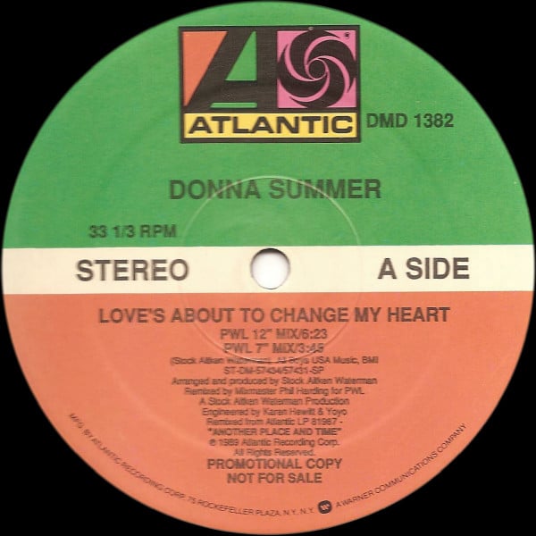 Donna Summer – Love's About To Change My Heart