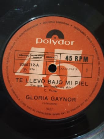 Gloria Gaynor — Te Llevo Bajo Mi Piel