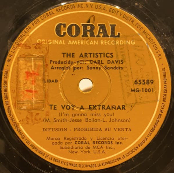The Artistics — Te Voy A Extrañar