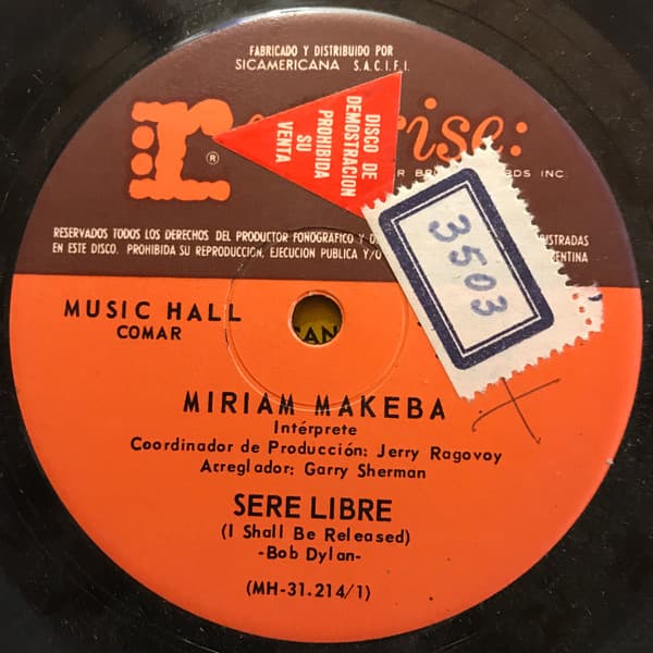 Miriam Makeba — Sere Libre = I Shall Be Released