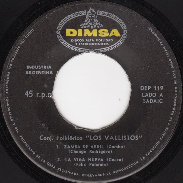 Los Vallistos — Zamba De Abril