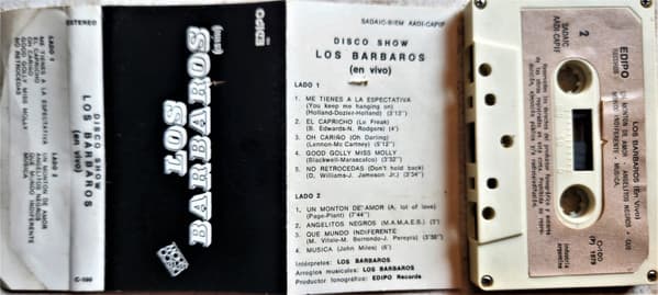 Los Barbaros — Disco show (En vivo)