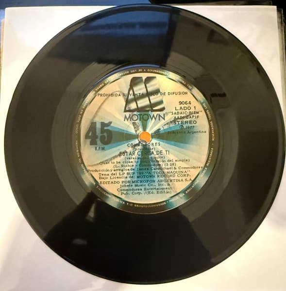 Commodores — Just To Be Close To You / Thumpin' Music