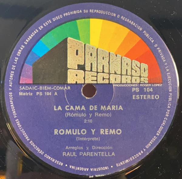 Romulo Y Remo — La Cama De Maria