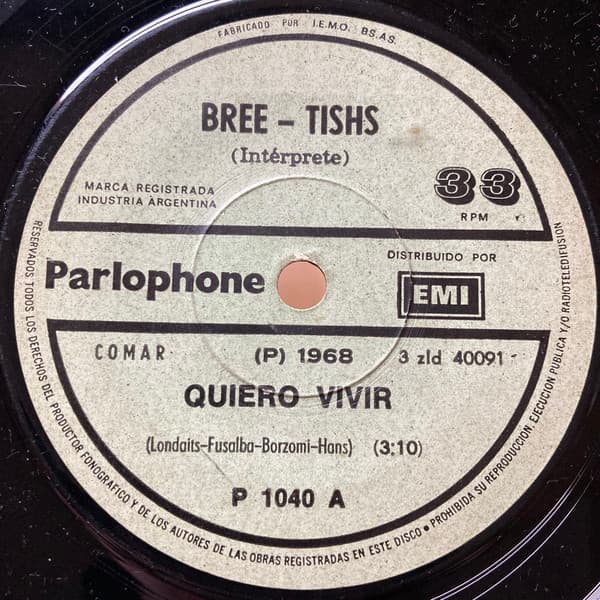 Bree-Tishs — Quiero Vivir / Bosques De Cristal