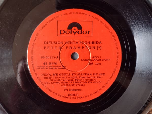 Peter Frampton — Show Me The Way / Baby, I Love Your Way = Nena, Me Gusta Tu Manera De Ser / Enseñame El Camino