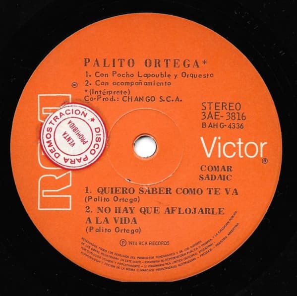 Palito Ortega — Quiero Saber Como Te Va