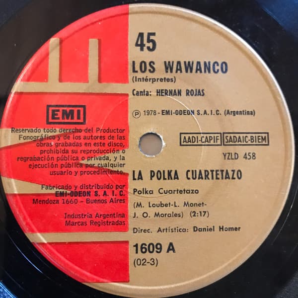 Los Wawanco — La Polka Cuartetazo / El Romantico Silbador