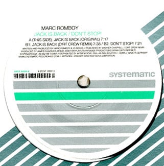 Marc Romboy – Jack Is Back