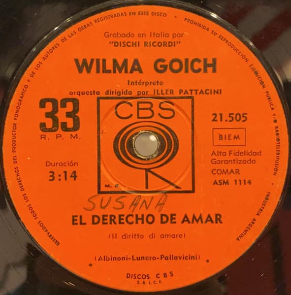 Wilma Goich — El Derecho De Amar