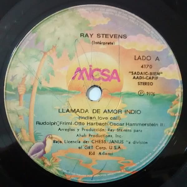 Ray Stevens — Llamada De Amor Indio = Indian Love Call / Dama Española = Lady Of Spain