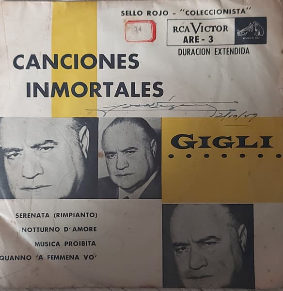 Beniamino Gigli — Canciones Inmortales
