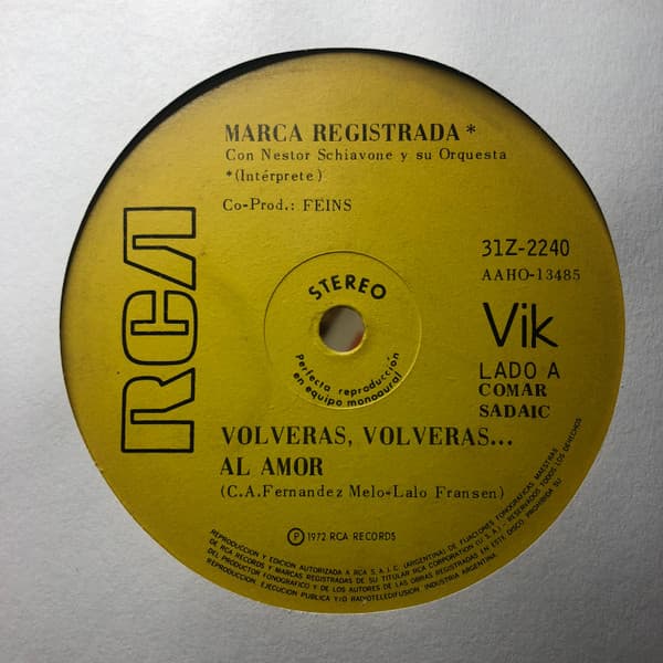 Marca Registrada — Volveras, Volveras... Al Amor