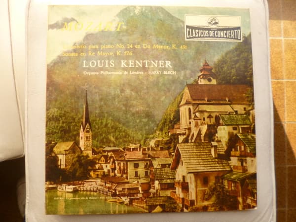 Mozart & Louis Kentner & Orquesta Philharmonia De Londres & Harry Blech — Concierto Para Piano No. 24 En Do Menor, K. 491 / Sonata En Re Mayor, K. 576