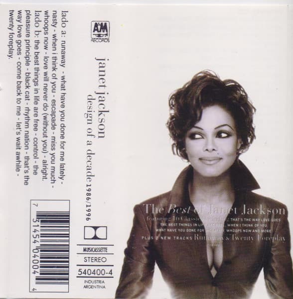 Janet Jackson — Design Of A Decade 1986 / 1996