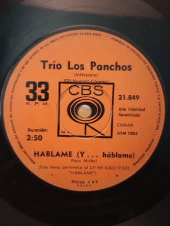 Trio Los Panchos — Hablame (Y... Hablame) / Cuando Estoy Contigo