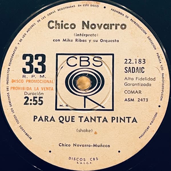 Chico Novarro — Para Que Tanta Pinta / La Bola Loca