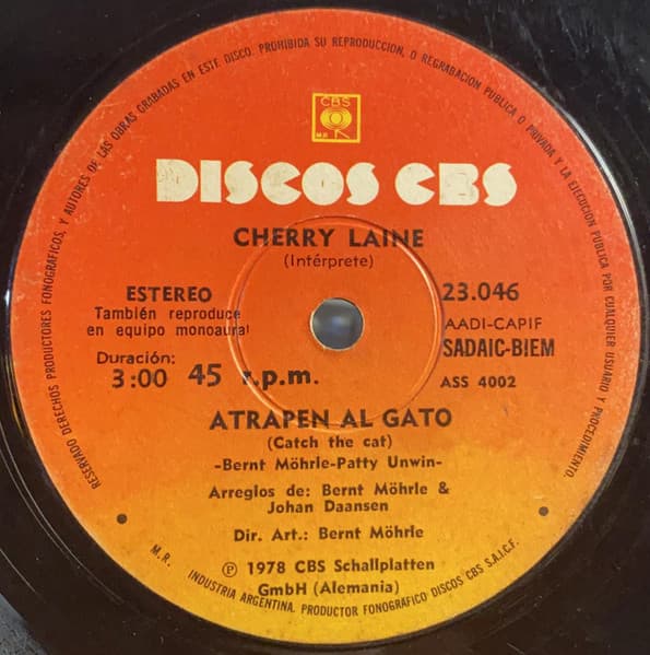 Cherry Laine — Atrapen Al Gato = Catch The Cat