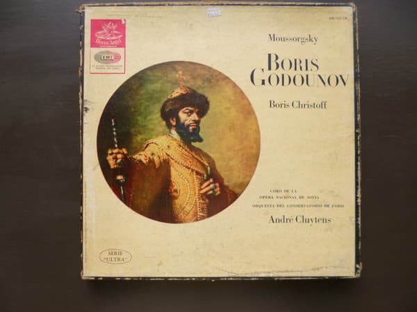 Moussorgsky & Boris Christoff & Coro De La Ópera Nacional De Sofia & Orquesta Del Conservatorio De París & André Cluytens — Boris Godounov