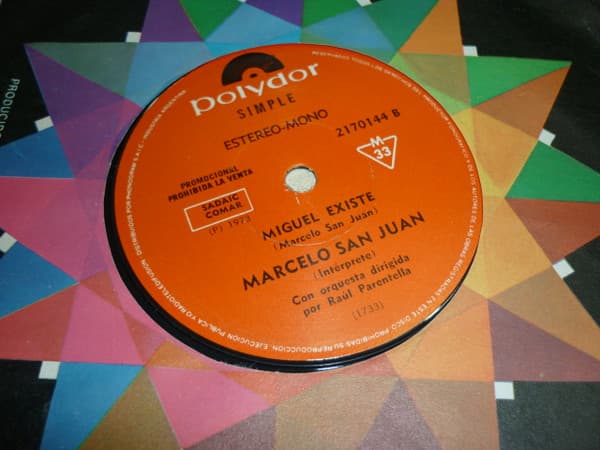 Marcelo San Juan — Vendras Un Dia, Un Día Vendrás / Miguel Existe