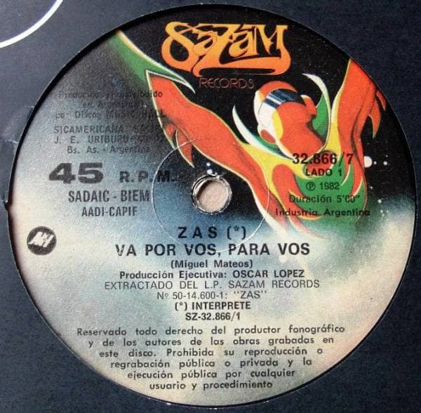 Zas — Va Por Vos, Para Vos