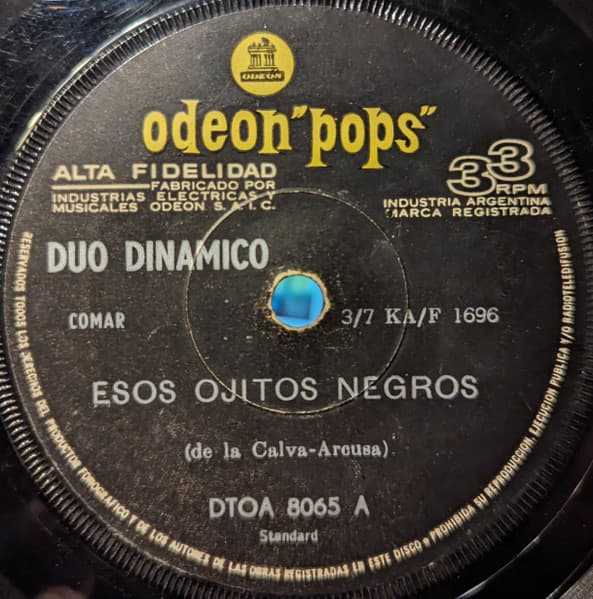Dúo Dinámico — Esos Ojitos Negros / 11.000 Bikinis