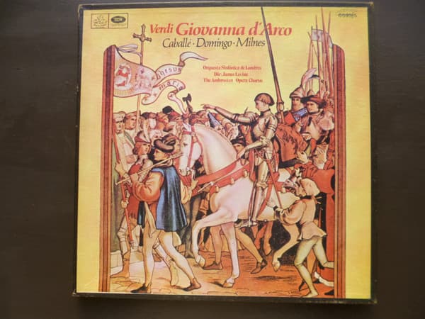 Verdi & Caballé & Domingo & Milnes & James Levine & The Ambrosian Opera Chorus & Orquesta Sinfónica De Londres — Giovanna D'Arco