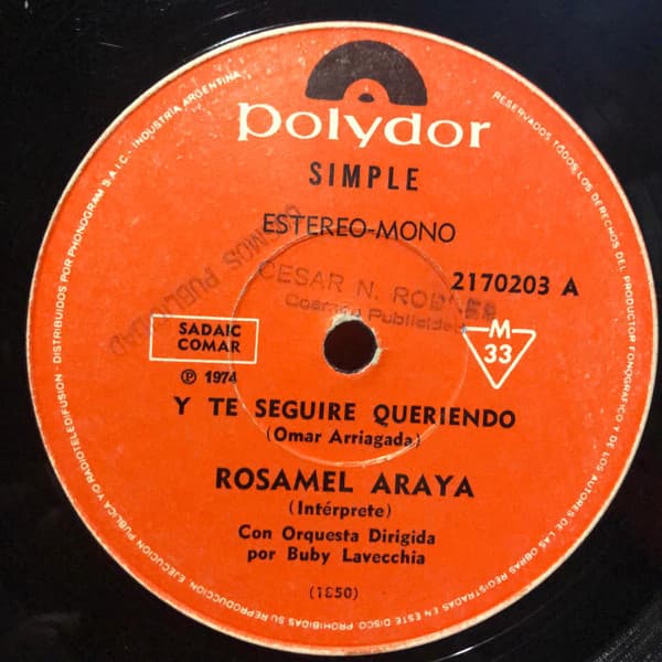 Rosamel Araya — Y Te Seguire Queriendo