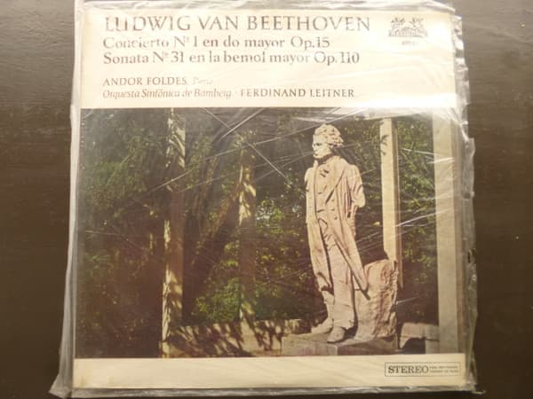 Ludwig Van Beethoven & Andor Foldes & Orquesta Sinfónica De Bamberg & Ferdinand Leitner — Concierto Nº 1 En Do Mayor Op. 15 / Sonata Nº 31 En La Bemol Mayor Op. 110