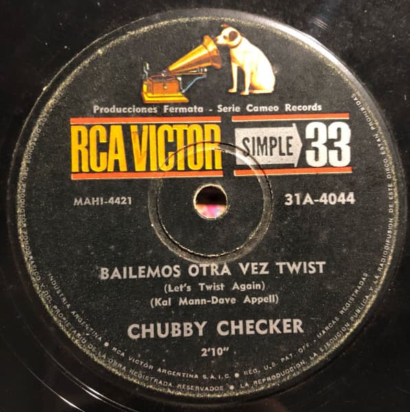 Chubby Checker — Bailemos Otra Vez Twist = Let's Twist Again