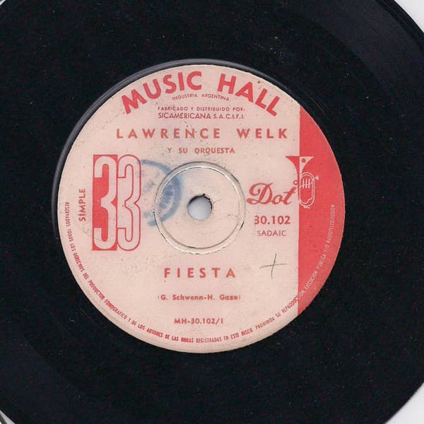 Lawrence Welk y Su Orquesta — Fiesta Terciopelo / Azul (Blue Velvet)