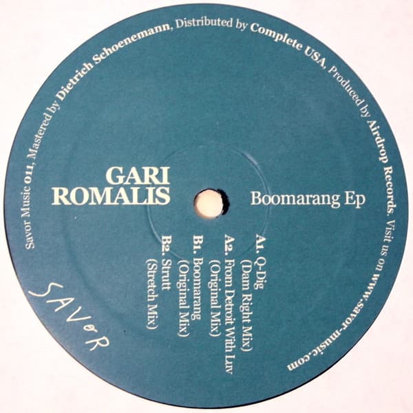 Gari Romalis — Boomarang Ep