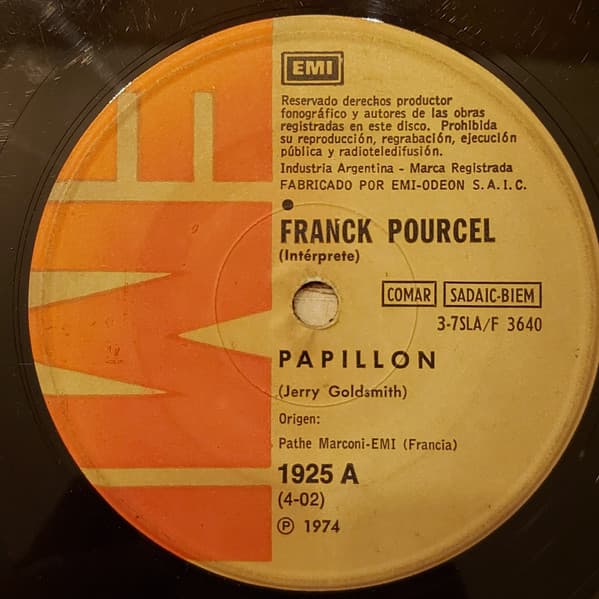 Franck Pourcel — Papillon / Vivir Y Dejar Morir